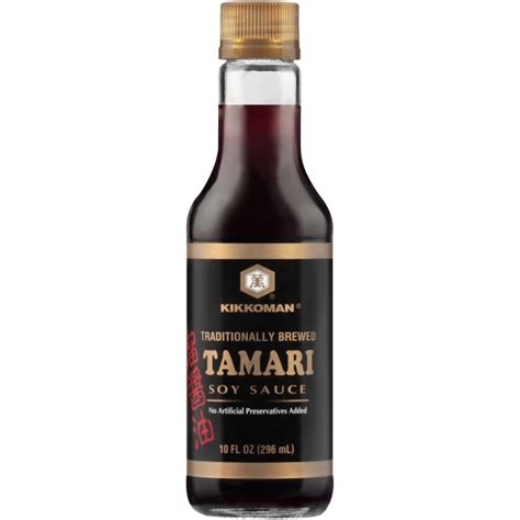 Soy Sauce Kikkoman Tamari Soy 10oz 0802 Wismettac