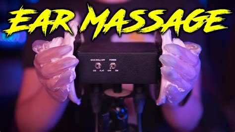 Asmr Ear Massage With Foam And Latex Gloves 💎 No Talking 3dio Youtube