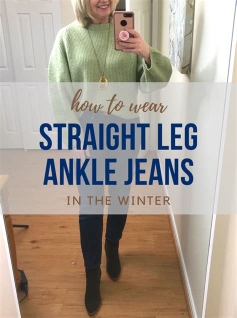 How To Wear Straight Leg Ankle Jeans In The Winter Dressed For My Day