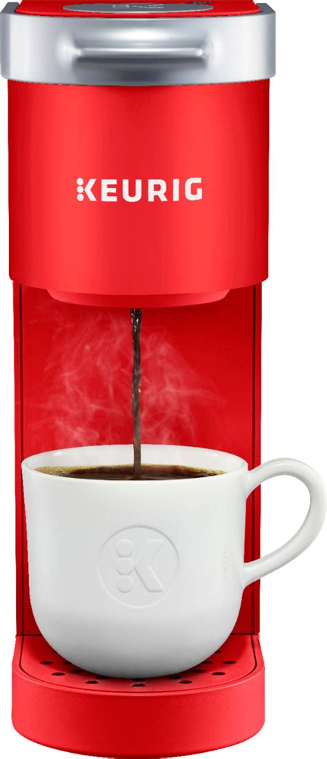 Best Buy Keurig K Mini Single Serve K Cup Pod Coffee Maker Poppy Red