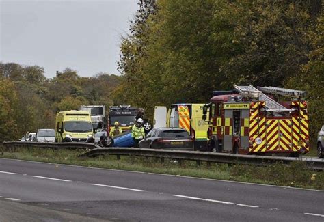 A1 Reopens Following Crash South Of Grantham