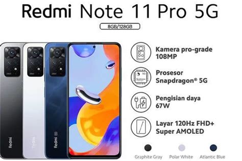 Redmi Note 11 Pro Bawa Spesifikasi Super Gokil Kamera 108MP Layar