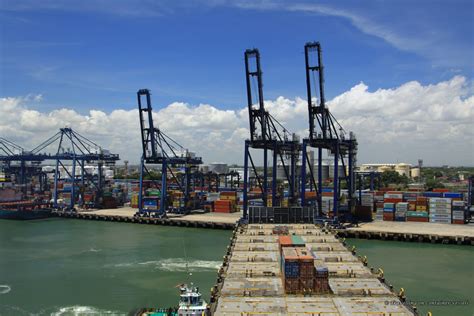 Leaving The Port Of Dar Es Saalam Travelling On Container Vessels