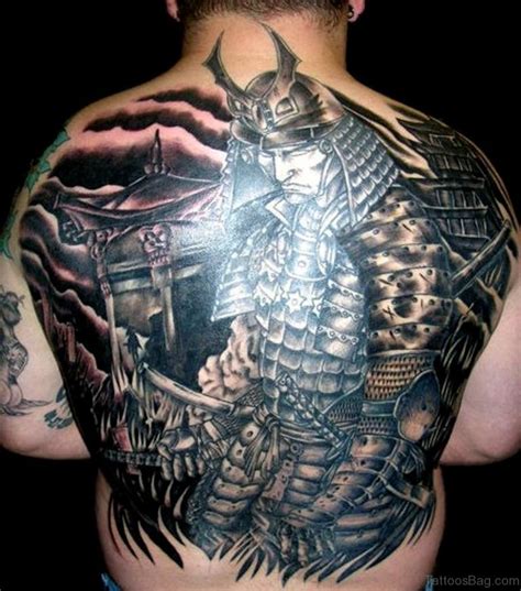 43 Alluring Japanese Samurai Tattoos For Back Tattoo Designs