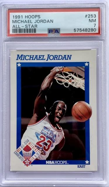 Michael Jordan Psa Nba Hoops Basketball All Star East Chicago