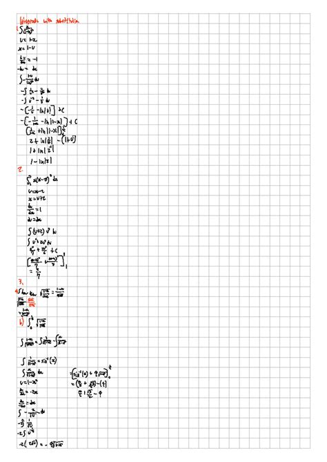 Integration Techniques and Substitution Methods (MATH 101) - Studocu