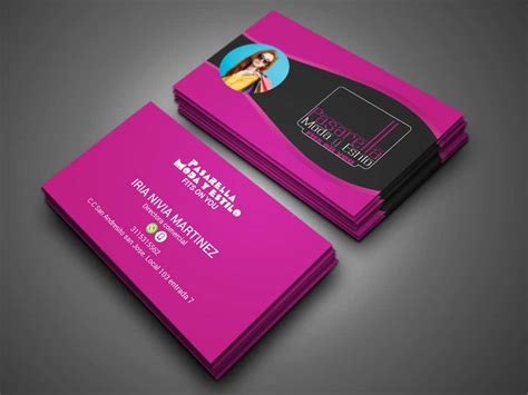 Diseño Tarjeta De Presentación Ropa Femenina Design A Card Female Clothes Freelancer