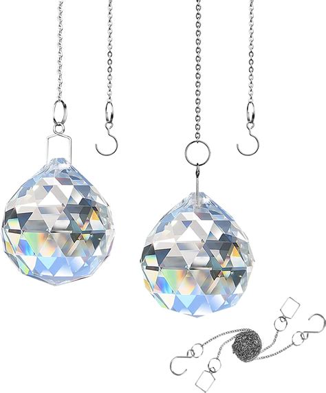 Amazon MerryNine 2 Pack Crystal Ball Prism Sun Shine Catcher