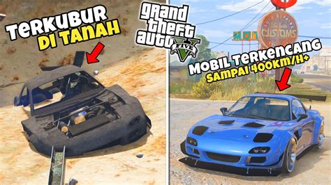 MISI EPIC MENCARI MOBIL LANGKA TERKUBUR DI RUMAH TUA GTA 5 MOD YouTube