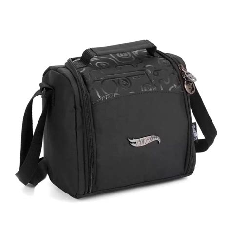 Lancheira Infantil T Rmica Hot Wheels Preta Luxcel