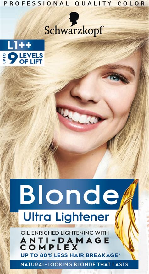 SCHWARZKOPF BLONDE farba do włosów rozjaśniacz nr L szt Drogeria Rossmann pl