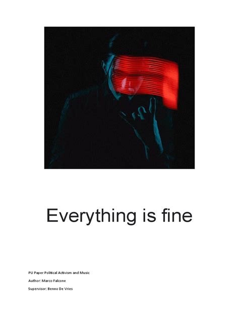 Everything Is Fine | PDF | Psychological Concepts | Cognitive Science