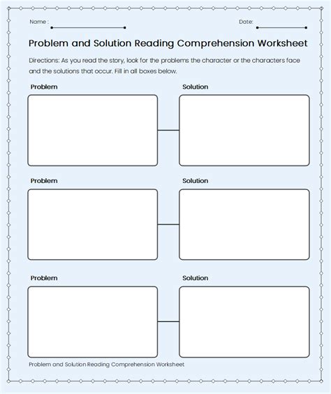 Problem Solution Map Graphic Organizer Example