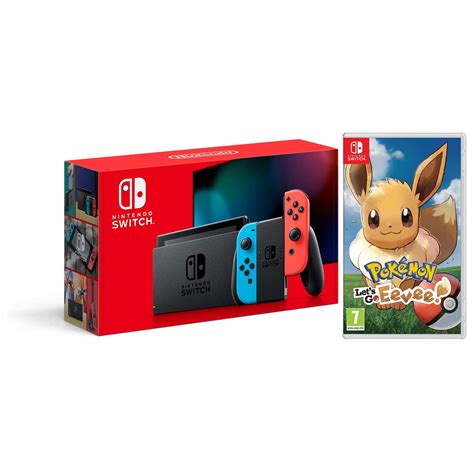 Nintendo Switch 32GB Console - Neon Joy-Con - New Version with Pokemon ...