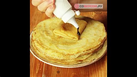 Пышные блины в бутылке - Рецепты от Со Вкусом - YouTube