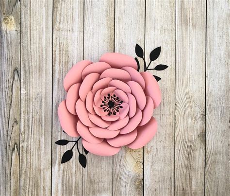 Pdf Paper Flower Template Diy Paper Flower For Event Decor Etsy Canada