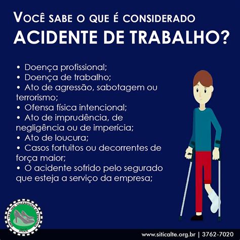 Você Sabe O Que é Considerado Acidente De Trabalho