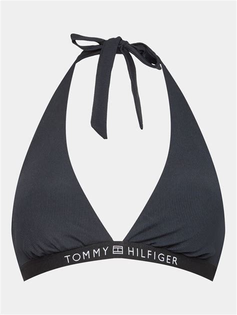 Tommy Hilfiger Góra od bikini UW0UW04139 Czarny Modivo pl