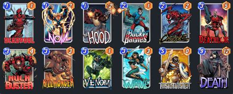 Tier List Des Meilleurs Decks De Marvel Snap Gamosaurus