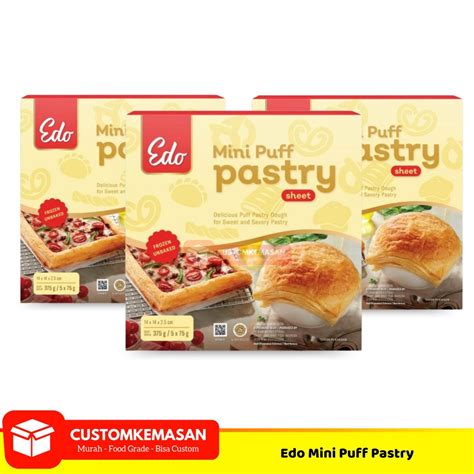 Jual Edo Mini Puff Pastri Puff Pastry Kulit Puff Sapstry Siap Pakai