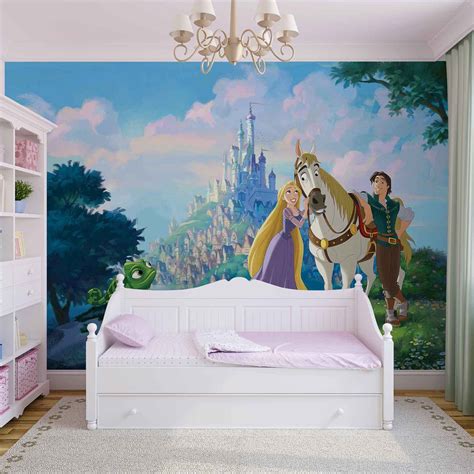 Księżniczki Disney a Roszpunka Fototapeta Tapeta Kup na Posters pl