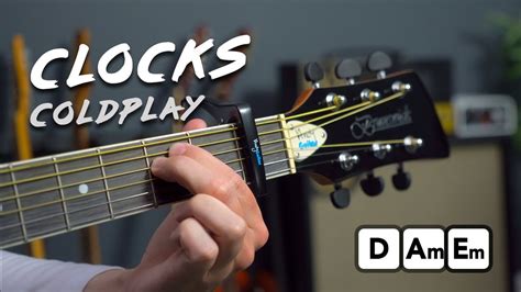 Coldplay – Clocks Acoustic Fingerstyle Guitar Tutorial | Guitar ...