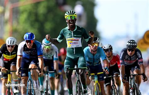 Tour De France Biniam Girmay Festeggia Per La Terza Volta