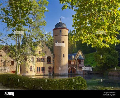 Mespelbrunn moated castle in spessart hi-res stock photography and ...