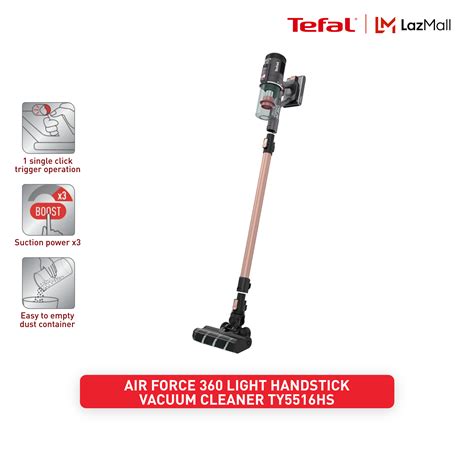 Tefal Air Force 360 Light Handstick Vacuum Cleaner TY5516HS | Lazada PH