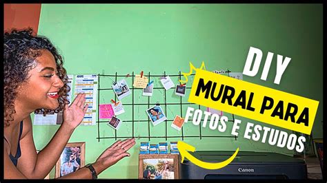 Como Fazer Um Mural - DIY - COMO FAZER UM MURAL PARA ESTUDOS & FOTOS - YouTube