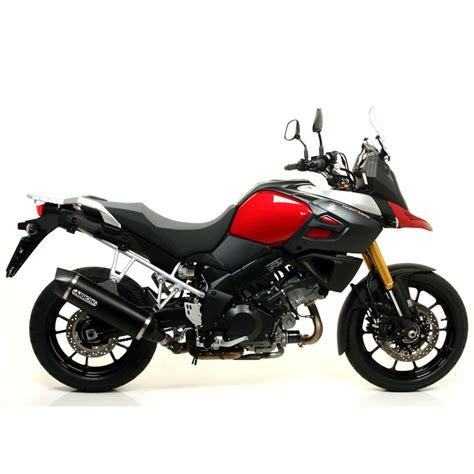 Escape Aluminio Negro Fondo Carbono Arrow Suzuki Vstrom Nilmoto