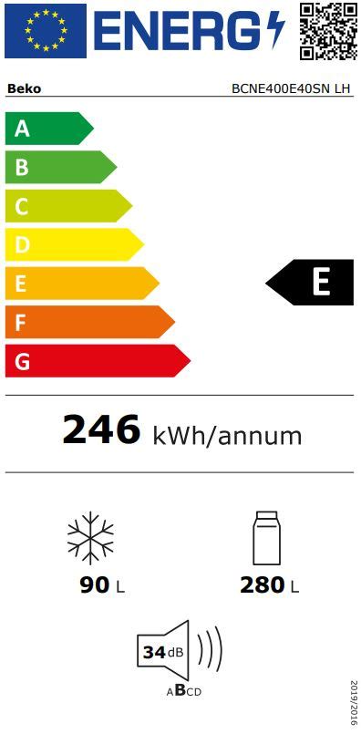 Beko ugradni frižider BCNE 400 E40SN Inelektronik