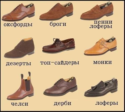 Виды мужских ботинок и их названия - 85 фото