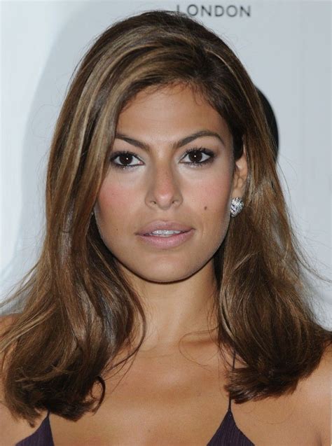 Eva Mendes Perfectcolor Via Sleek Hairstyles Hair