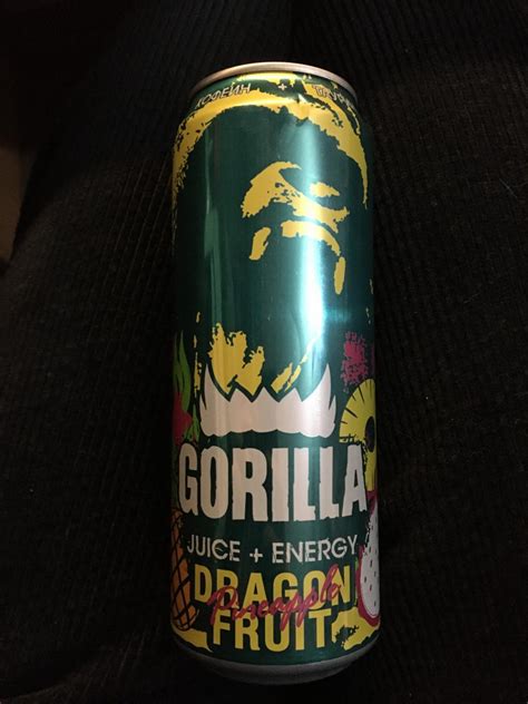 энергетик драгон фрут, ананас Gorilla - калорийность, пищевая ценность ...