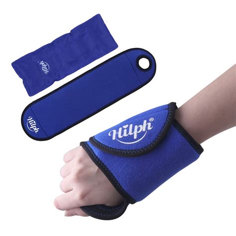 HilphWrist Ice Pack For Injuries Reusable Gel Cold Pack Wrist Ice Wrap Hot Cold Compress