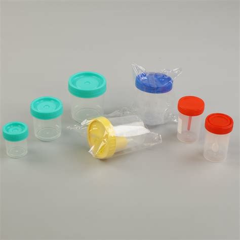 40ml Disposable Plastic Sterile Urine Sample Cup Test Container