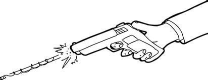 Gun Firing Bullet Stock Illustrations – 167 Gun Firing Bullet Stock ...