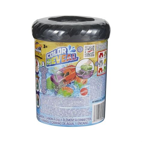 Mattel Hot Wheels Monster Trucks Color Reveal Vehicle Random HJF39 Gameexplorers Gr