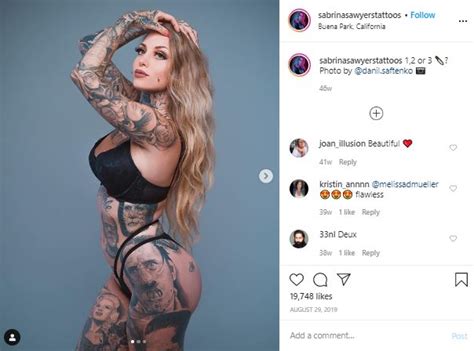 Sabrina Sawyers Nude Video Onlyfans Tattoo Model OnlyFans Leaked Nudes