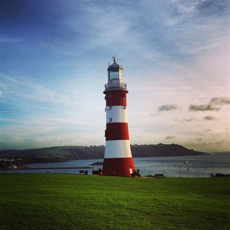 Smeaton's Tower on Plymouth Hoe, England