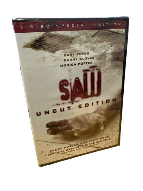 Saw Dvd 2005 2 Disc Special Edition Uncut Edition Dvd New Sealed