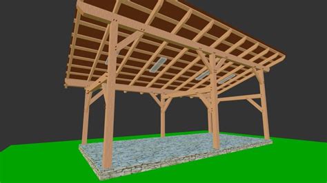 Timber Frame Hq Timberframehq Sketchfab