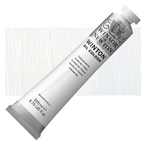 Winsor Newton Winton Oil Color Titanium White Ml Tube Blick