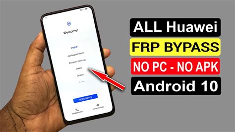 All Huawei FRP Unlock 2021 Huawei Google Account Bypass Android EMUI 10