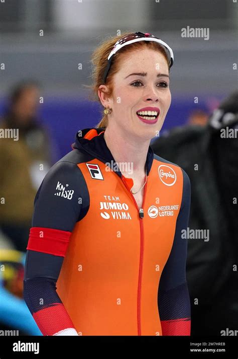 Antoinette Rijpma-de Jong (NED) competing in 500m women Allround during ...