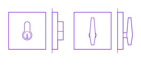 Deadbolt Lock Cylinder Round Cylinder Dimensions And Drawings