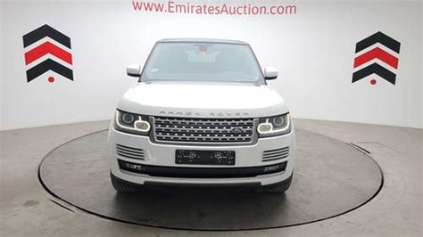 2014 Range Rover Vogue For Sale In UAE Emirates Auction