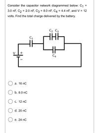 Answered Consider The Capacitor Network Bartleby