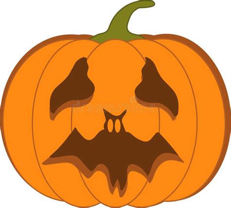 Halloween Pumpkin Icon Vector Autumn Symbol Stock Vector Illustration Of Cartoon Smile